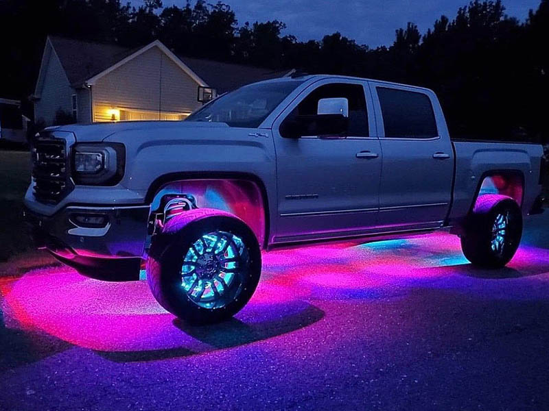 truck wheel lights