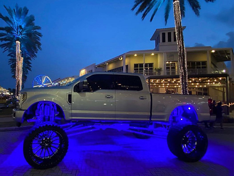 blue wheel rings for pick up