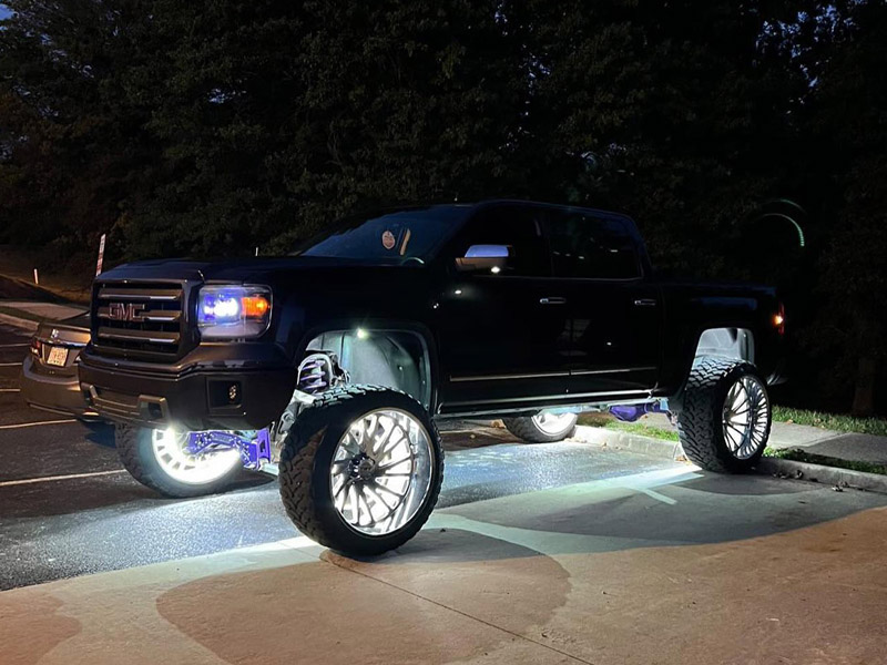 GMC White Underbody Lights
