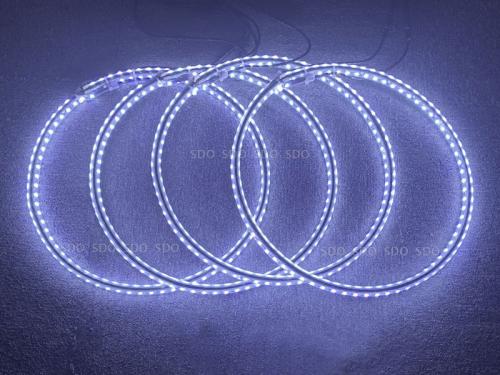 double side white wheel light