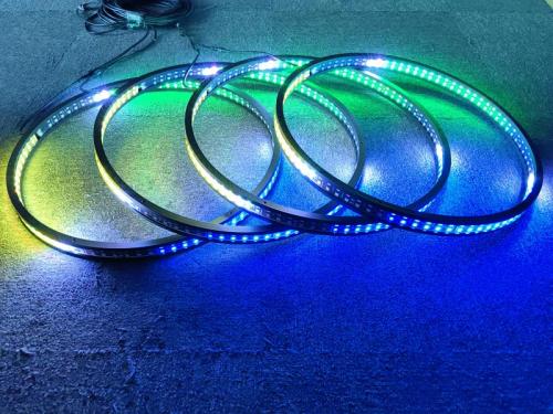 2-Row dynamic led wheel ring lights
