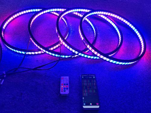 17.5in Magic Color Chasing Wheel Lights