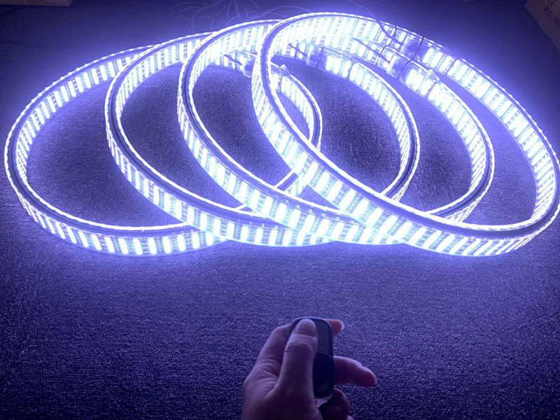 Extreme Bright Pure LED Wheel Lights 10-Row High Intensity LED Light Strips