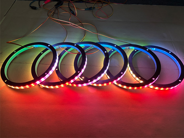 Car Truck Marine LED Audio Speaker Rings